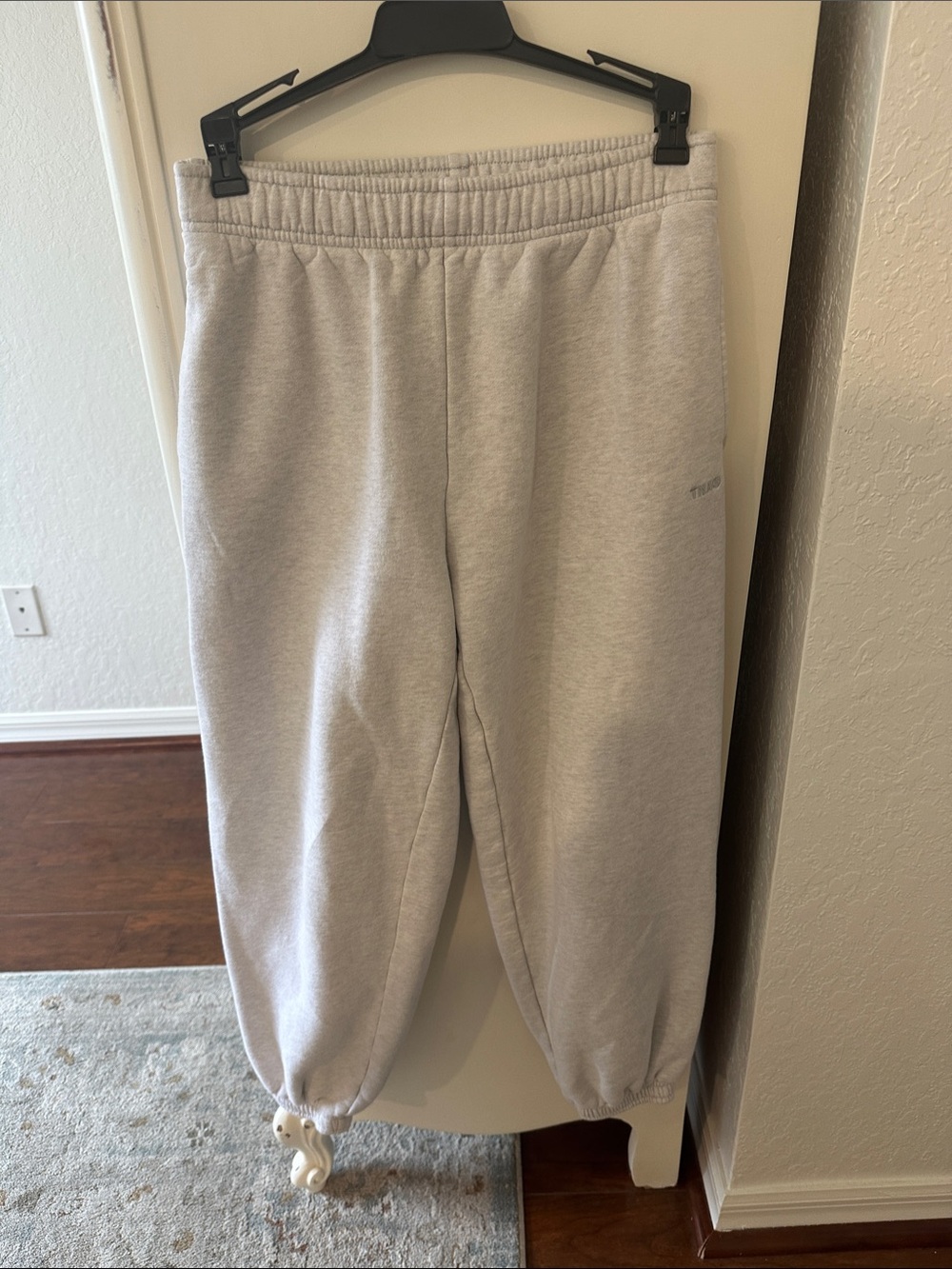 TNA Light Gray Joggers with Elastic Waist